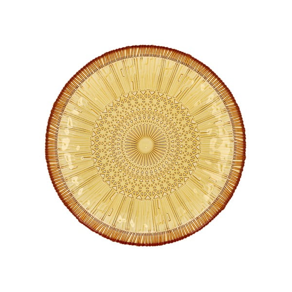 Oranžový sklenený servírovací tanier ø 30 cm Kusintha – Bitz-image-4