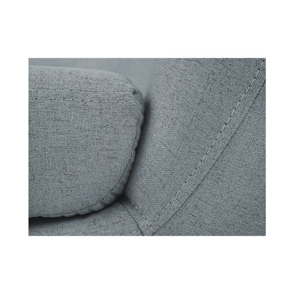 Svetlomodré kreslo s hnedými nohami Mazzini Sofas Piemont-image-4