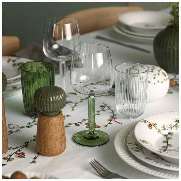 Bavlnený obrus s vianočným motívom 150x220 cm Hammershøi Christmas – Kähler Design-image-3