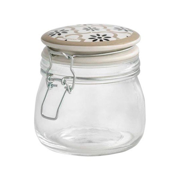 Sklenená úložná dóza Brandani Alhambra, 150 ml