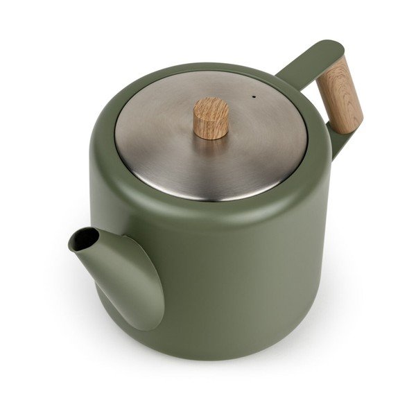 Zelená kanvica na čaj z nehrdzavejúcej ocele 1,1 l Duet Boston – Bredemeijer-image-4