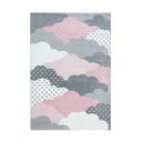 Ružovo-sivý detský koberec 120x170 cm Bambi – Ayyildiz Carpets