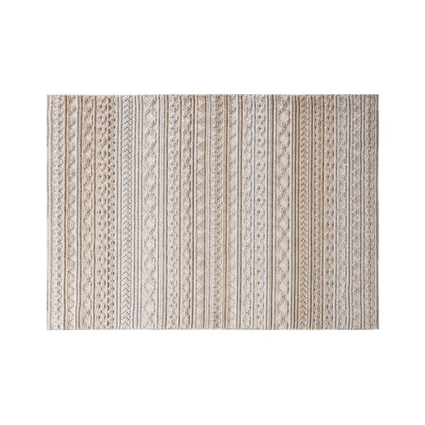 Béžový prateľný koberec 80x145 cm Lena – Webtappeti
