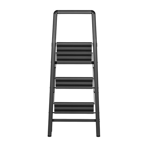 Sivé schodíky Wenko Compact, výška 114,5 cm-image-3