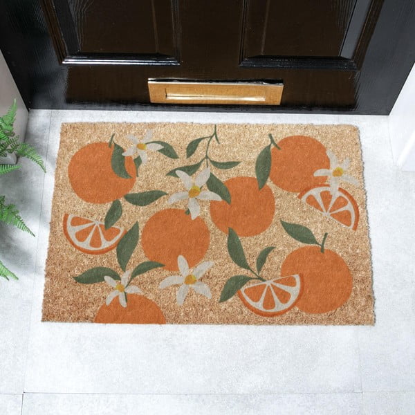 Rohožka z kokosového vlákna 40x60 cm Orange – Artsy Doormats-image-2