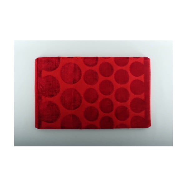 Červená kúpeľňová predložka U. S. Polo Assn. Orem, 60 × 100 cm