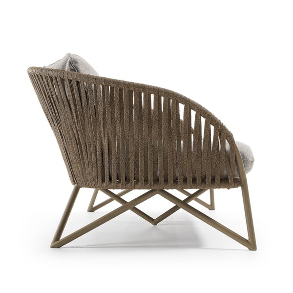 Svetlohnedá záhradná pohovka Branzie – Kave Home-image-3