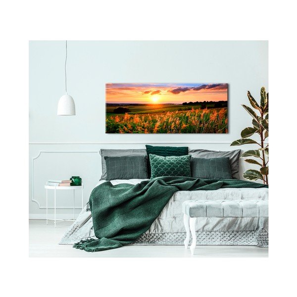 Obraz Styler Glas Sunset Meadow, 50 × 125 cm-image-2