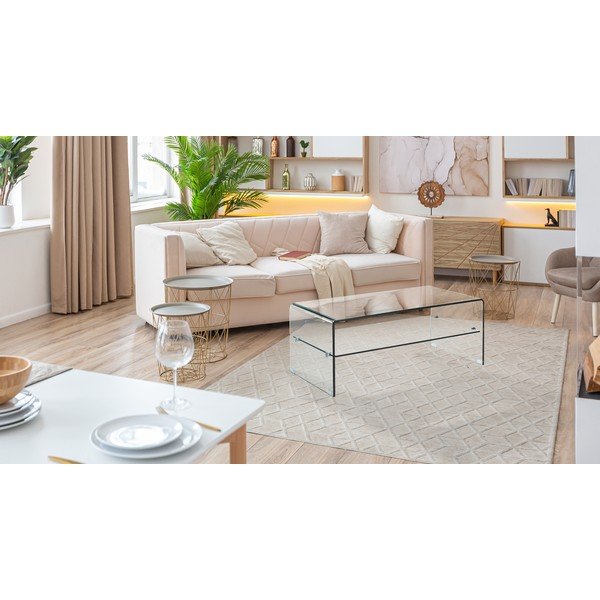 Sklenený konferenčný stolík 50x100 cm Cristal Evo – Tomasucci-image-2