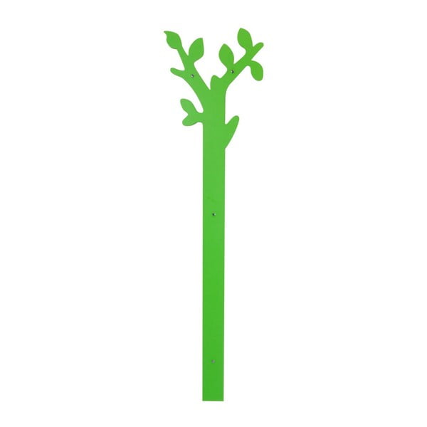 Zelený nástenný vešiak Furniteam Tree, výška 160 cm