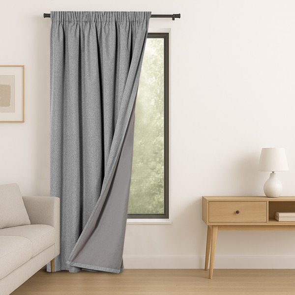 Sivý zatemňovací záves 140x250 cm Corita – Restilo-image-1