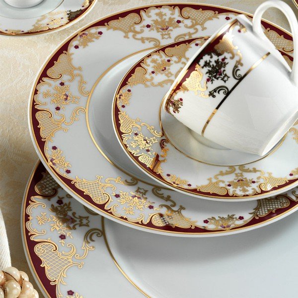 59-dielna sada porcelánového riadu Kutahya Lucembourg-image-2