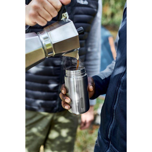 Termo hrnček z nehrdzavejúcej ocele v striebornej farbe 340 ml – Black + Blum-image-1