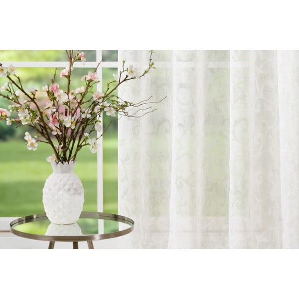 Béžová záclona 140x260 cm Baroque - Mendola Fabrics-image-3