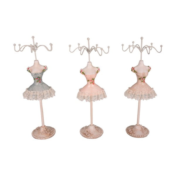 Sada 3 stojanov na šperky Antic Line Ballerinas, výška 25 cm