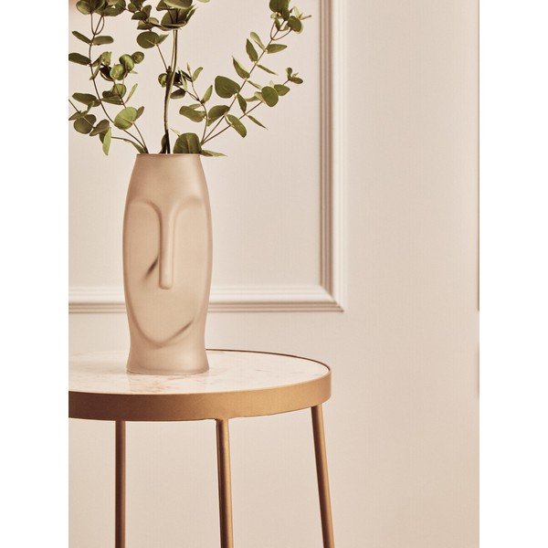Okrúhly odkladací stolík s mramorovou doskou ø 36 cm Shalimar – Premier Housewares-image-2