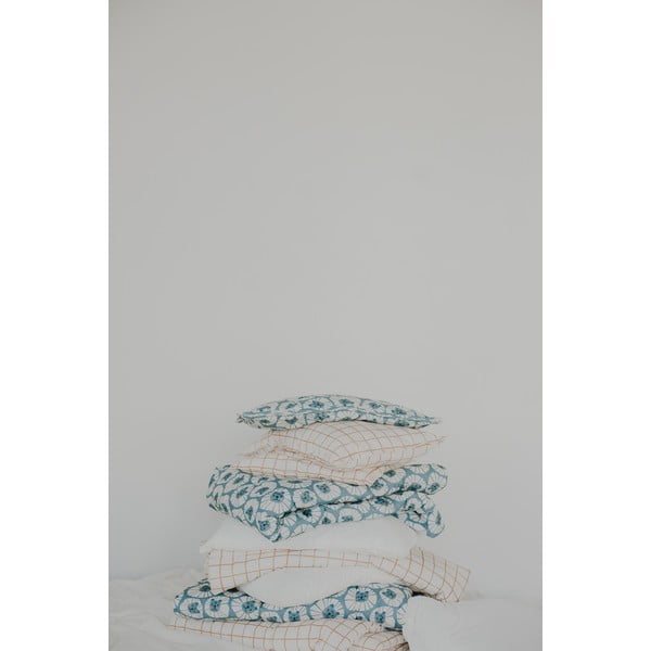 Béžová súprava do postieľky Camel Check – Malomi Kids-image-4