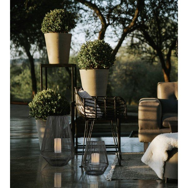 LED solárne vonkajšie svietidlo ø 26 cm Mineros - Trio-image-1