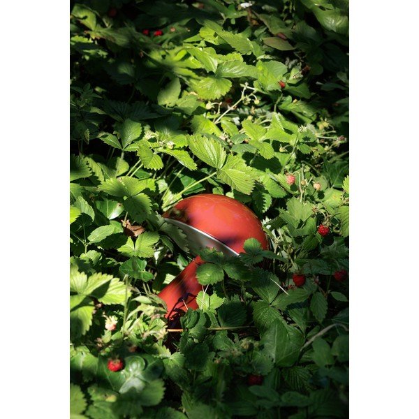 Červená LED stmievateľná stolová lampa (výška 20 cm) Mush – Hübsch-image-4