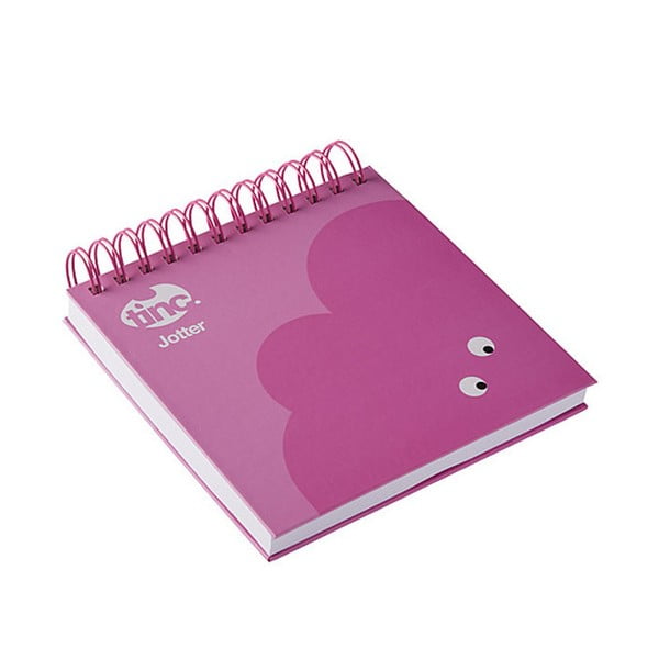 Ružový linajkový zápisník TINC Mallo
