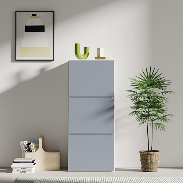 Sivo-biely botník Bamboo – TemaHome-image-1