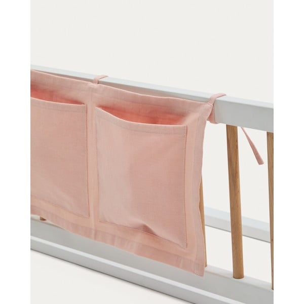Ružové bavlnené vrecko na detskú postieľku 45 cm Laily – Kave Home-image-2