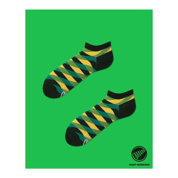 Ponožky Many Mornings Illusions Green Low, veľ. 43/46