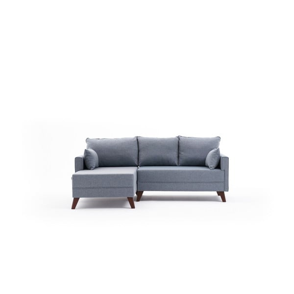 Svetlomodrá rohová pohovka (ľavý roh) Bella – Balcab Home-image-2