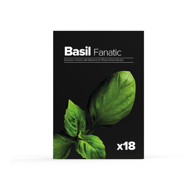 Sada 18 kapslí so semienkami bazalky Plantui Basil Fanatic