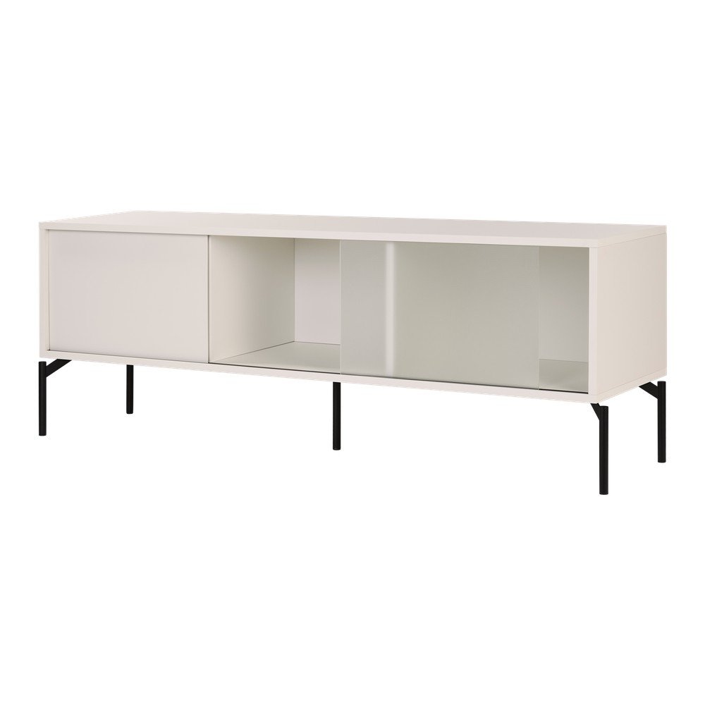 E-shop Sivobéžový TV stolík 160x60x42 cm Met – noo.ma