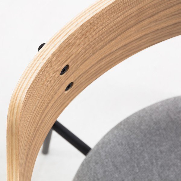 Svetlosivá jedálenská stolička Kave Home Olympia-image-1