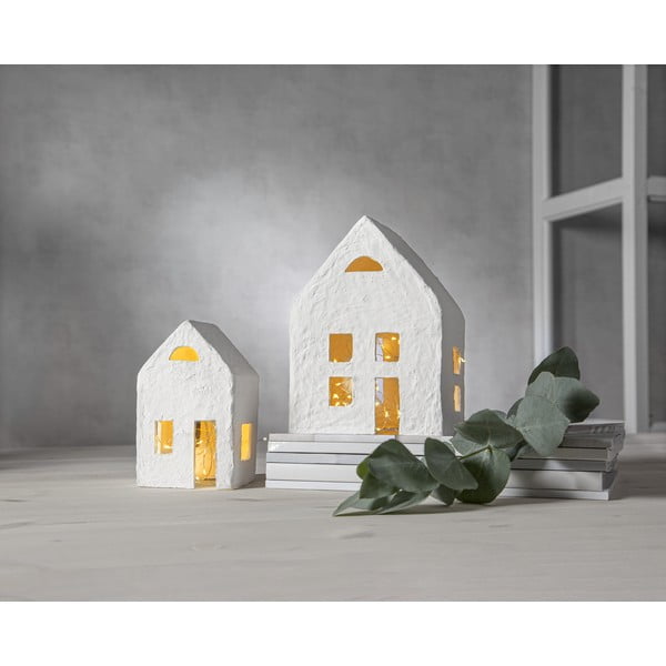 Biela vianočná svetelná dekorácia 2 ks Plain – Star Trading-image-1