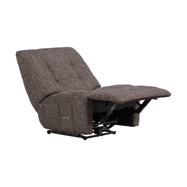 Antracitové polohovacie relaxačné kreslo Hein – WOOOD-image-3