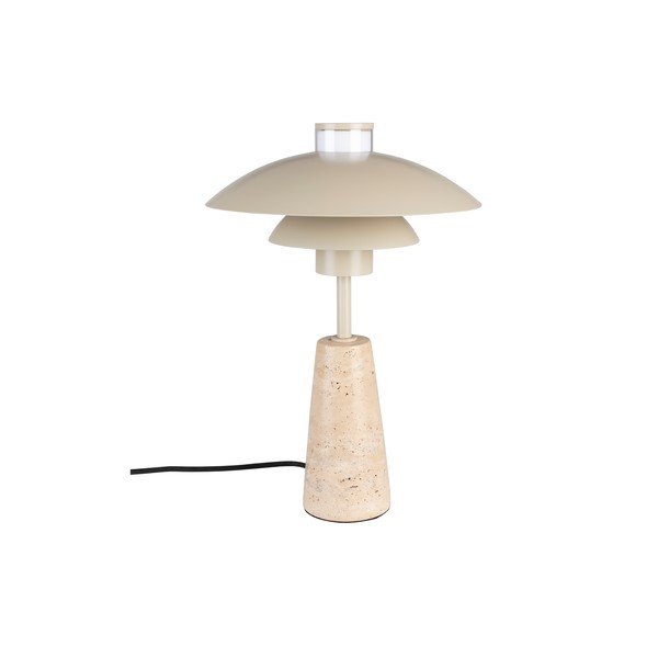 Béžová LED stmievateľná stolová lampa (výška 37 cm) Cole – Zuiver