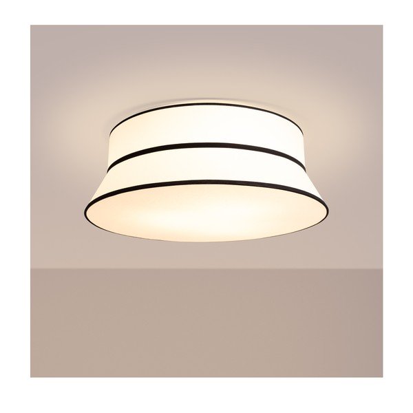 Biele papierové stropné svietidlo ø 60 cm TOP – Thoro-image-2