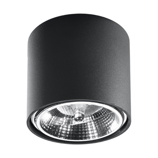 Čierne bodové svietidlo Luigi – Sollux