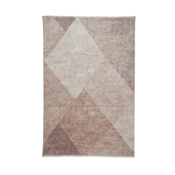 Svetlohnedý prateľný koberec s prímesou bavlny 122x170 cm Whisper – Think Rugs