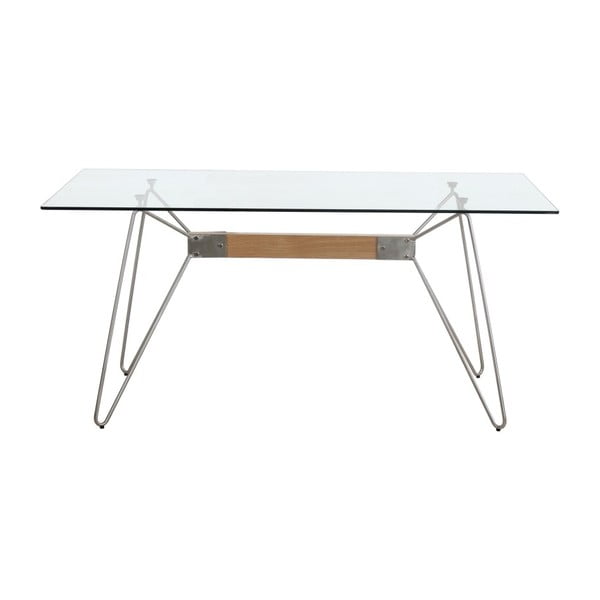 Jedálenský stôl s čiernymi nohami Marckeric Nicole, 160 x 90 cm-image-1