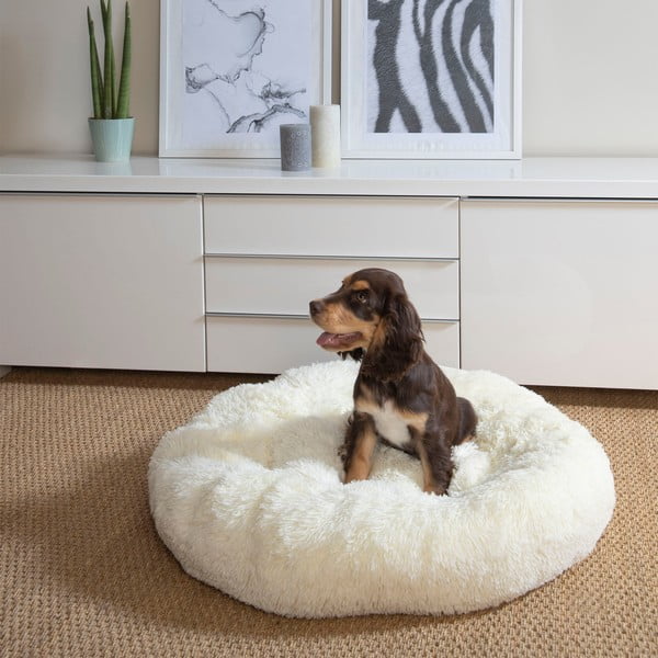 Čierny pelech pre psa ø 75 cm – Love Story-image-1