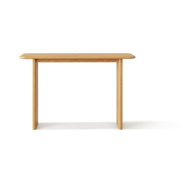 Konzolový stolík z dubového dreva v prírodnej farbe 40x120 cm Charlotte – Micadoni -image-1