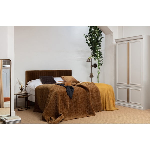 Svetlosivá šatníková skriňa z borovicového dreva 110x215x62 cm Organize – WOOOD-image-4