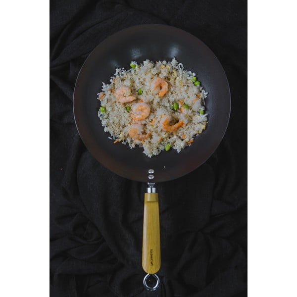 Nepriľnavá WOK panvica Kitchen Craft Oriental, 30 cm-image-3