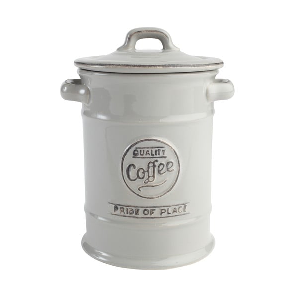 Sivá keramická dóza na kávu T&G Woodware Pride of Place