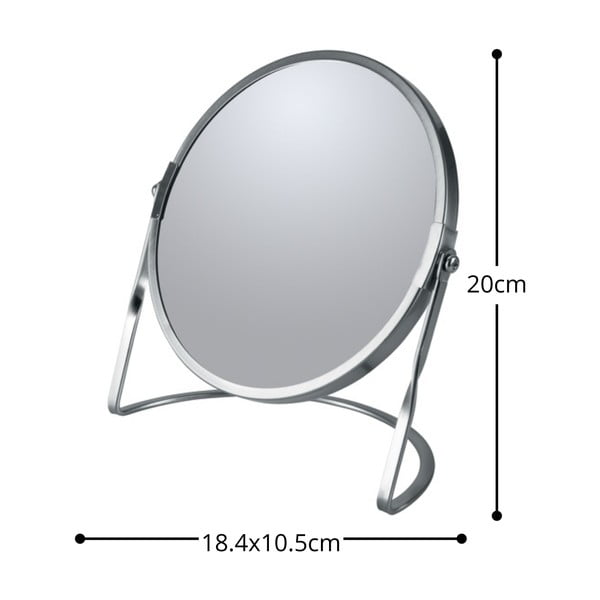 Kozmetické zväčšovacie zrkadlo (zväčšenie 5x) ø 18 cm Akira – Spirella-image-4