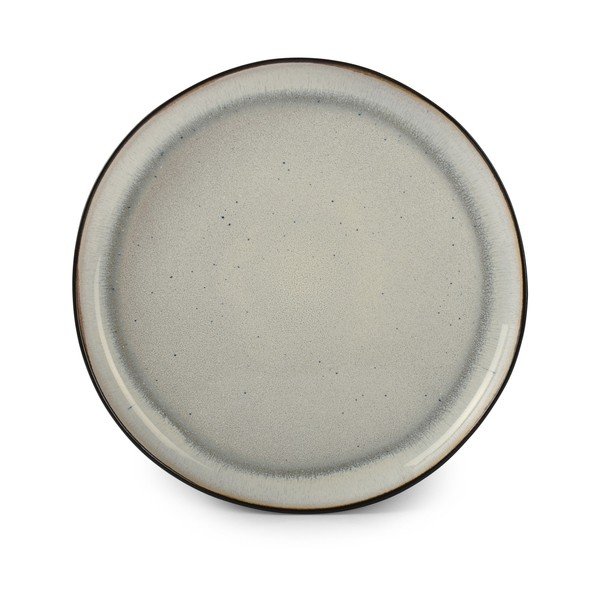 Čierny/béžový kameninový tanier ø 27 cm Lunar – Salt&Pepper