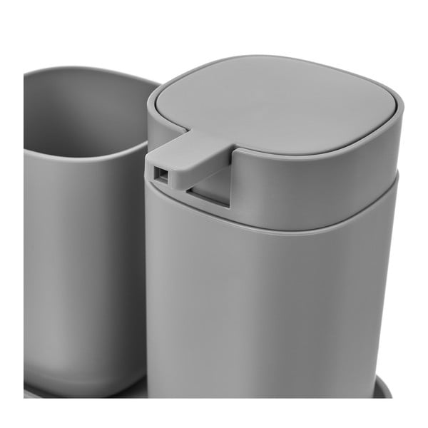 Sivá súprava doplnkov do kúpeľne – Casa Selección-image-2