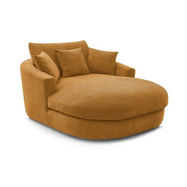 Žlté ženilkové kreslo Belem – Bobochic Paris