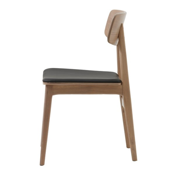 Jedálenská stolička z dreva bieleho duba Unique Furniture Livo-image-1