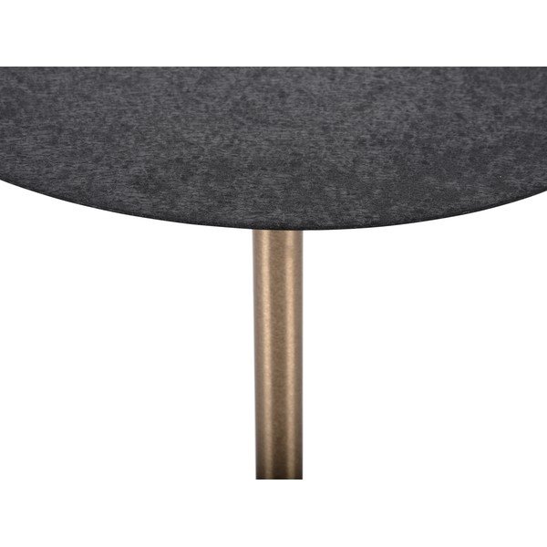 Kovový okrúhly odkladací stolík ø 50 cm Dex – Leitmotiv-image-3
