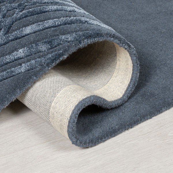 Modrý vlnený koberec Flair Rugs Diamonds, 160 x 230 cm-image-1
